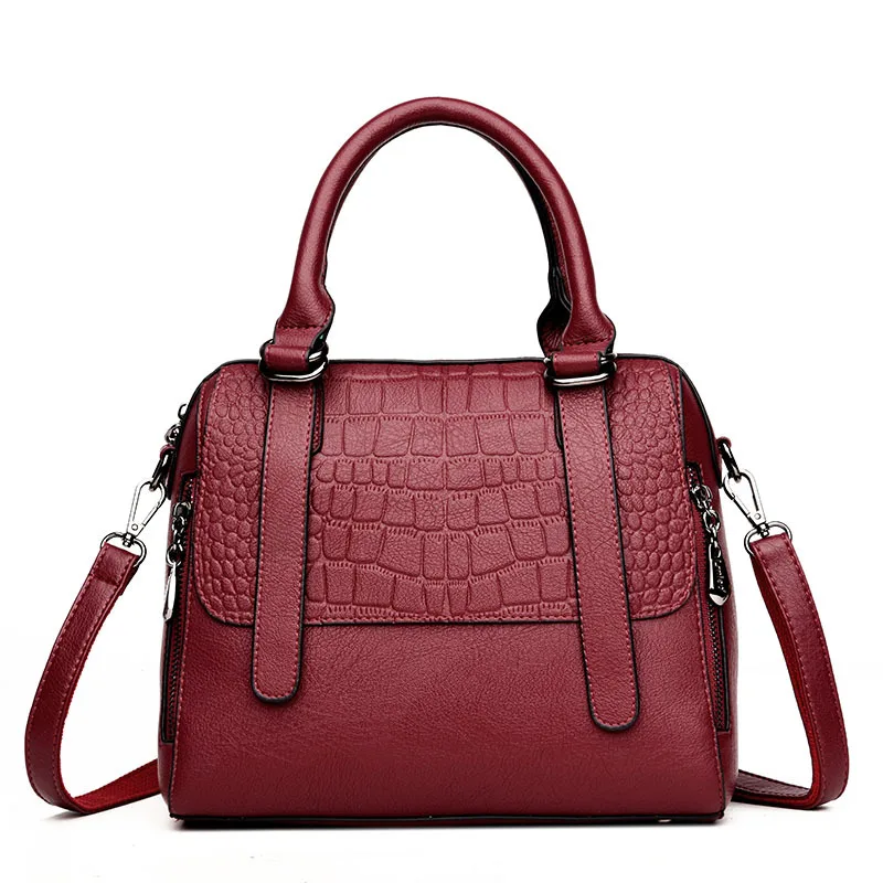 

Fashion Handbag Women's Bag 2018 New Style Autumn And Winter Crossbody Bag Crocodile Pattern Versatile Trendy Bag