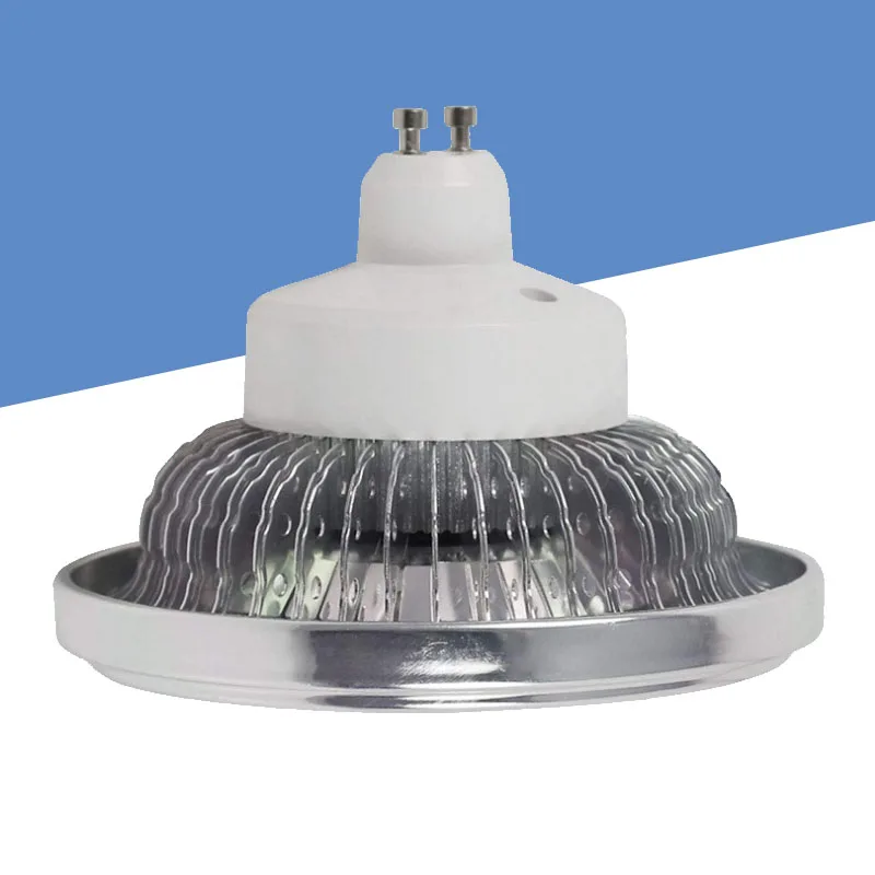 GU10 AR111 12W Светодиодный точечный светильник COB AC85-265V с регулируемой яркостью 110lm/W 3 года гарантии Bean gall светильник