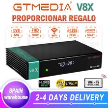 DVB-S2 GTmedia V8X digital-decoder gebaut in wifi Aktualisiert von H.265 FTA FREESAT V8 Nova V9 Super keine app enthalten