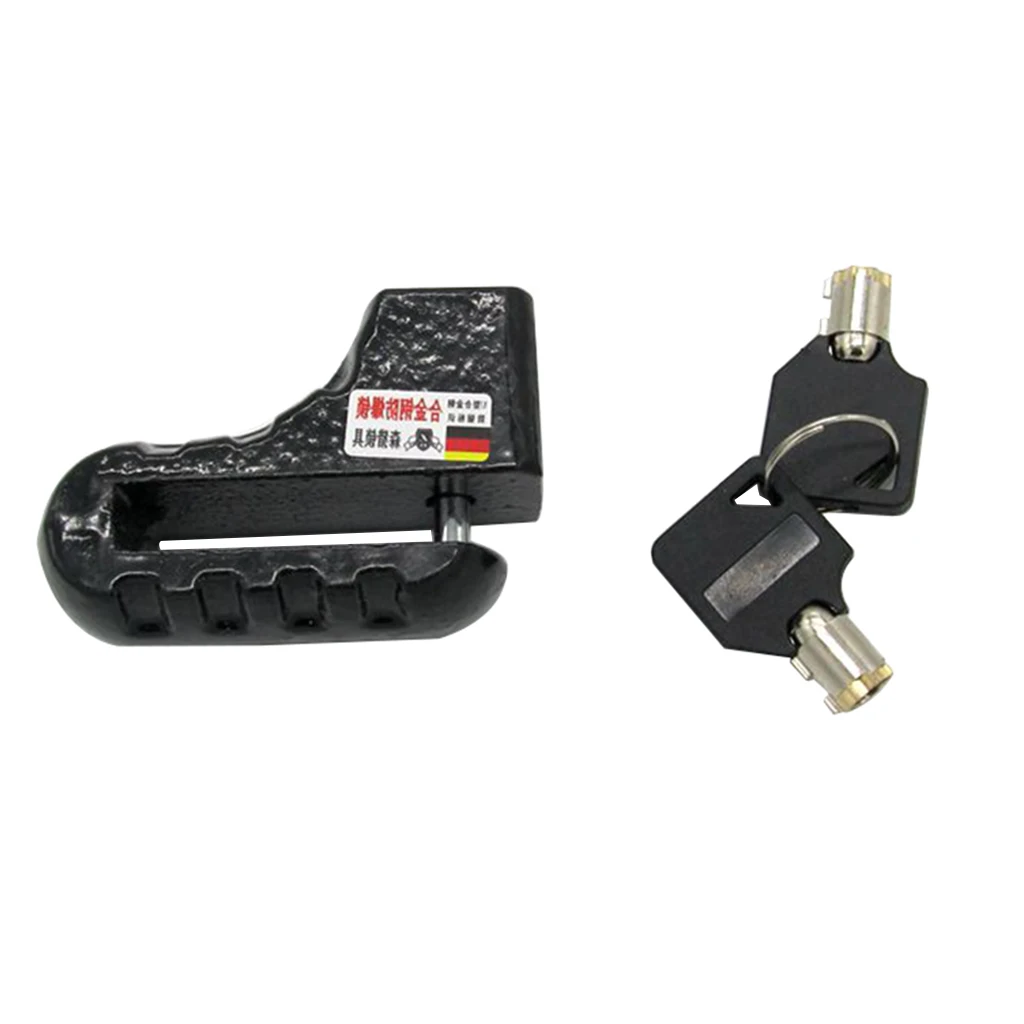 Heavy Duty Security Anti Thief Motorbike Scooter Wheel Disc Brake Alarm Lock