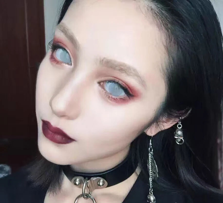 Beautiful Pupil Color Contact Lenses Monthly Throw Female Path 14mm Cute Multicolor Party Gift Cartoon Girl Decoration Cosplay