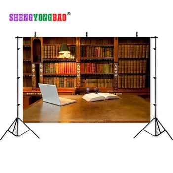 

Vinyl Custom Photography Backdrops Prop bookshelf theme Photo Studio Background S17924-08