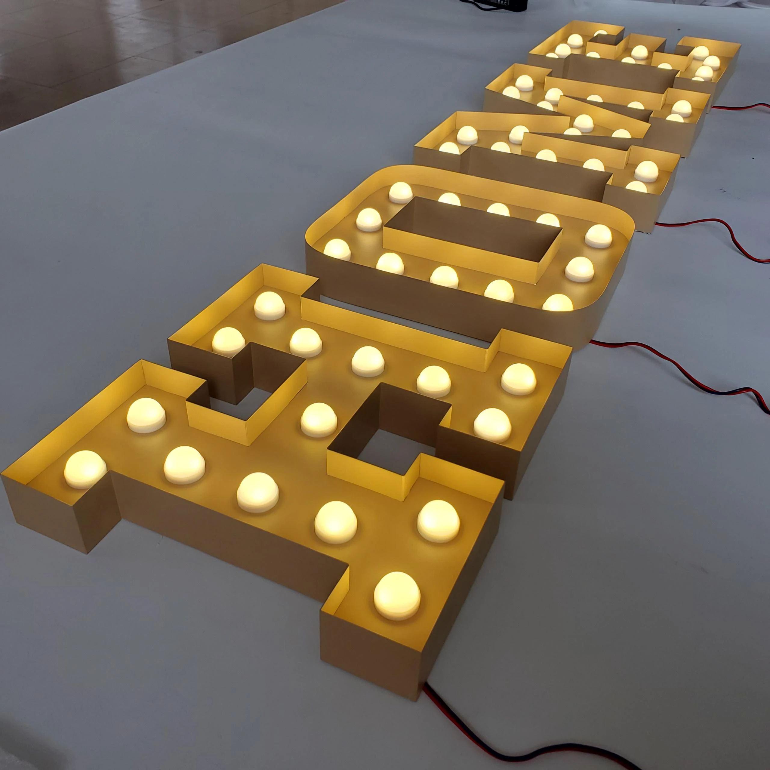 Custom Vintage Light Bulb Sign Letterslight Up Marquee Letter Lights For Storefront Signs Electronic Signs Aliexpress