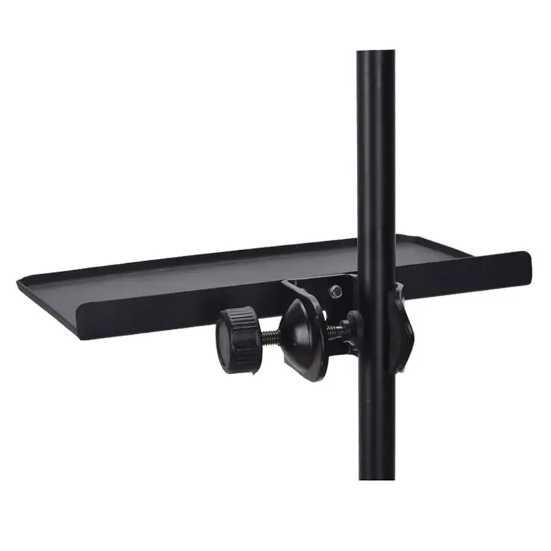 200x130MM Sound Card Tray Live Broadcast Microphone Rack Stand Tray Tripod Phone Clamp Holder for Outdoor Singing Device
