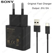 Оригинальное быстрое зарядное устройство sony type-C кабель для быстрой зарядки для sony Xperia XZS G8232 X Compact F5321 XA2 Ultra XZ2 XZ premium xzp