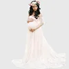 On Sale New Elegant Lace Maternity Dress Photography Props Long Dresses For Photo Shoot Pregnant Dress 11 colors Pregnant Clothes 4000593938666
