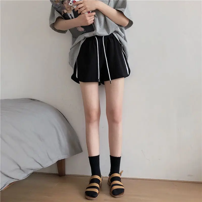 Women Fitness Shorts Summer Casual Short Drawstring Waist Workout Shorts