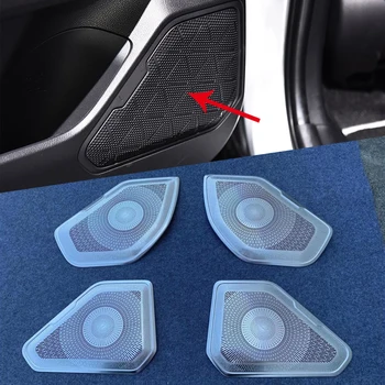 

Stainless Steel Interior Door Speaker Sound Louder Cover Trim Accessories Side Door Stereo Bezel For Toyota RAV4 XA50 2019 2020
