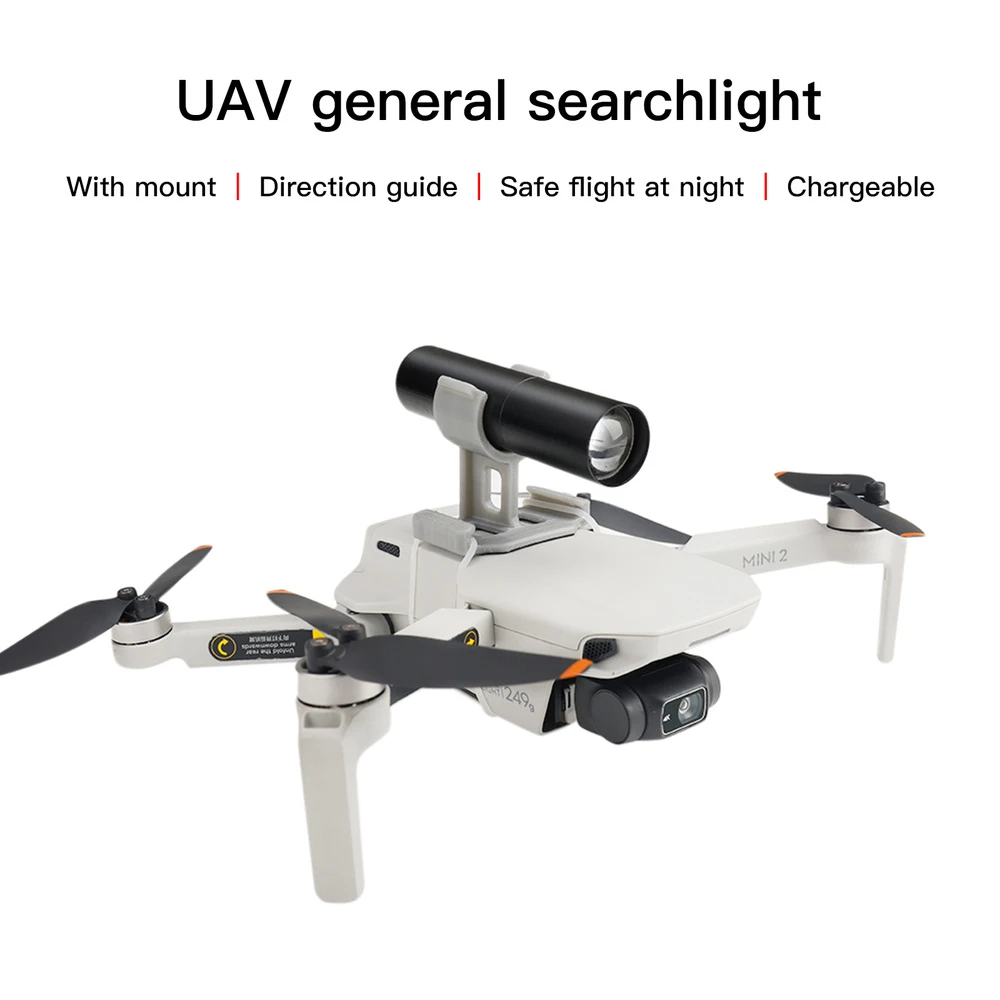 vivitar drone Night Flight Lamp Light Kit with Extended Mount for DJI Mini 2/Mavic Mini Drones Searchlight Night Searching Accessories deerc drone