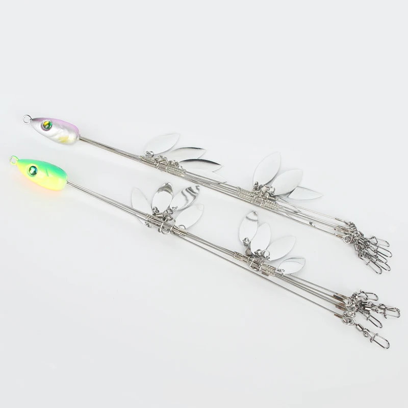 ARDEA Umbrella Fishing lure Rig 5 Arms Alabama Rig Head Swimming Bait Bass Fishing Group Lure Snap Swivel Spinner