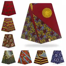 Высокое качество Африканский реальный, настоящий воск 6 ярдов гарантируется голландский Анкара горячий воск настоящий ткань для платья