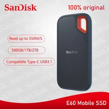 SanDisk Tragbare externe SSD 1 zu 500GB 2 zu externe disque dur SSD USB 3,1 HD SSD disque dur SSD gießen ordinateur Portable