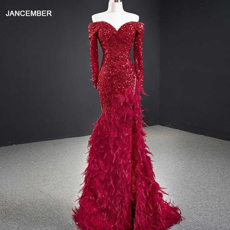 J67125 Открыть ног Русалка Вечерние платья имеет специальные вуаль плюс Размеры под