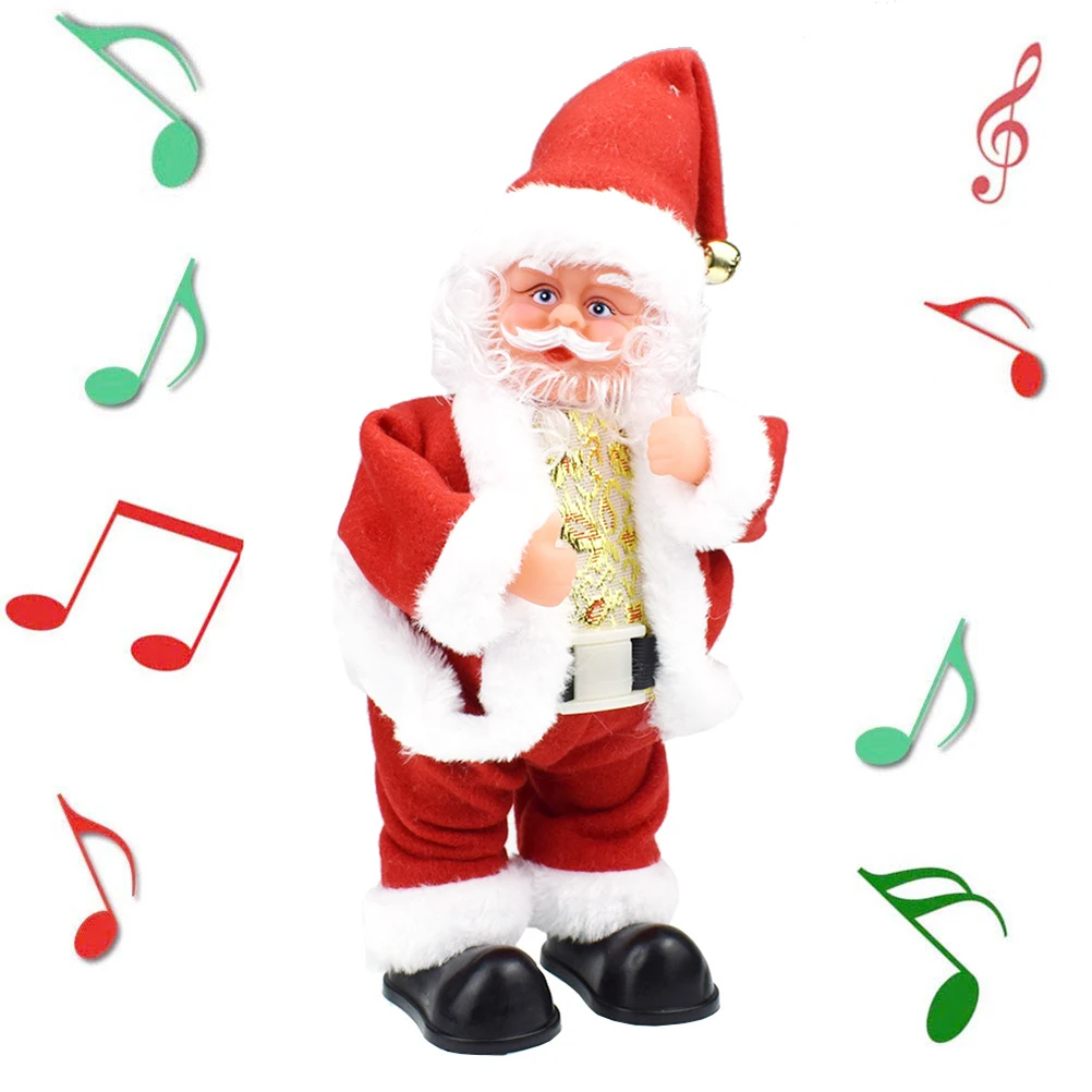 Творческие игрушки Санта Клаус Танцы с подарочной сумкой электронные могут
