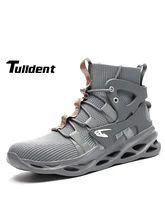  Man Safety Shoes Puncture-Proof Work Sneakers Lightweight Work Shoes Men Steel Toe Shoes Safety Boots Indestructible Shoes 2021 