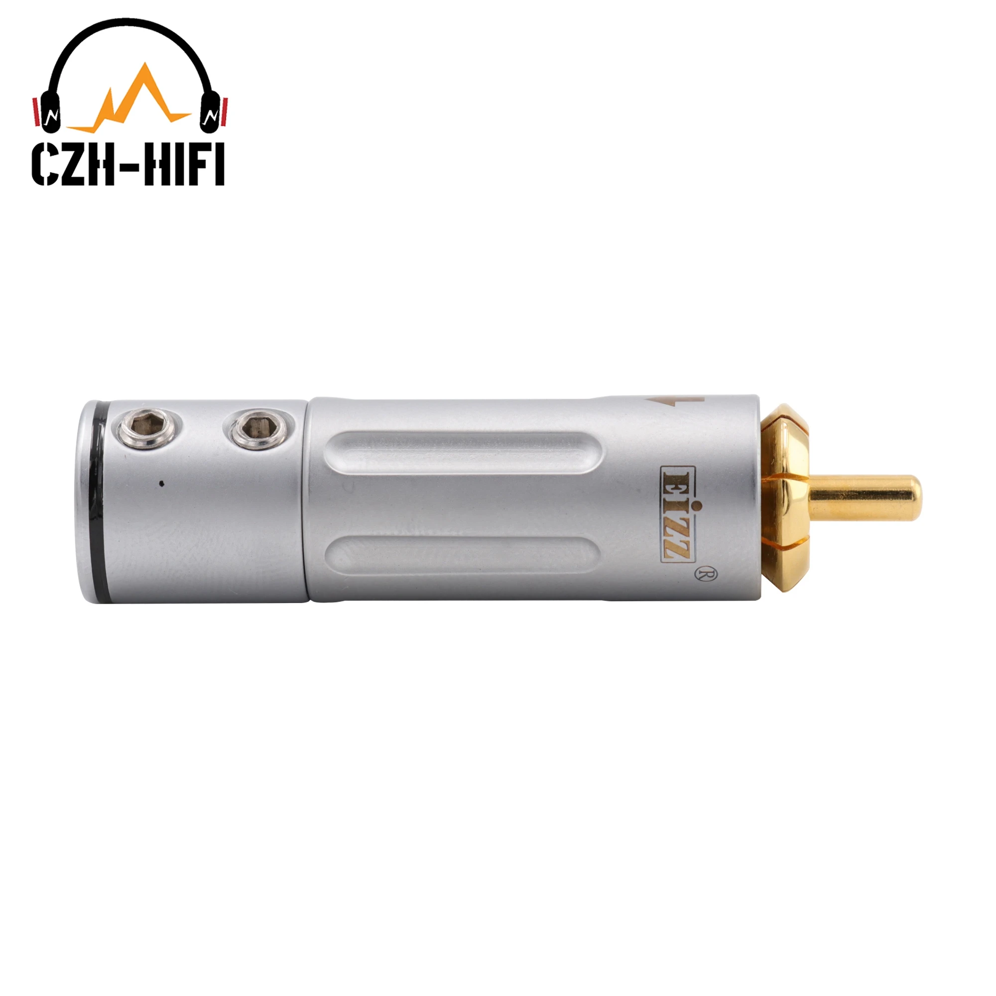 Eizz-high End Conector Rca Plug Latão Banhado a Ouro 24k Adaptador com Bloqueio Hifi Áudio Vídeo Amp tv av Dvd Cabo de Sinal - Image 6