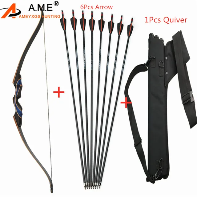  US $98.71 Archery Recurve Arrow Hunting Longbow Wooden Riser Practice Target Shooting 