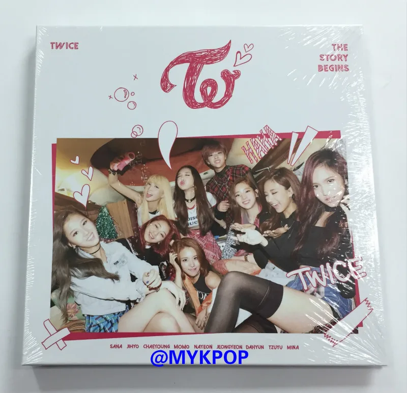 Mykpop 100 Official Original Twice Mini 1 The Story Begins Album Kpop Fans Collection Sa Action Figures Aliexpress