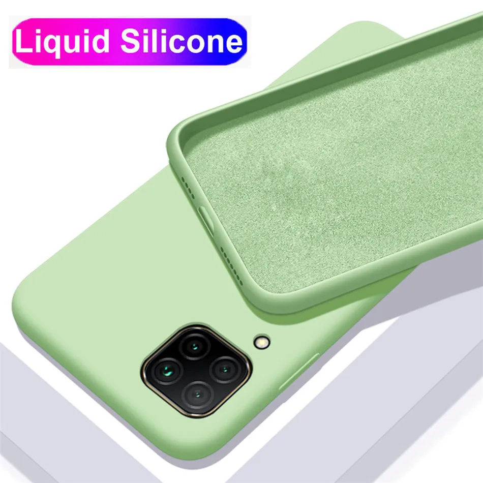 

Original Liquid Silicone Cases for Huawei P40 P30 P20 Pro Lite Mate 30 20 Pro Lite Honor 30 20 Pro 8x 10 Lite Cover