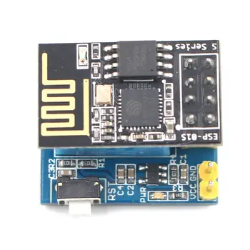 

ESP8266 ESP-01S Serial Wireless Transceiver+DHT11 Temperature Humidity Monitor Shield Sensor Wifi Module Adapter Board