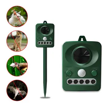 

Solar Power Ultrasonic Pest Rodent Pepeller Mole Repellent for Repelling Birds Mouse Snake
