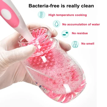 

Cup Cleaning Household Kitchen Rotary Handle Temperature Resistance Remove Stains Baby Spout Tube Teat Feeding Bottle Brush