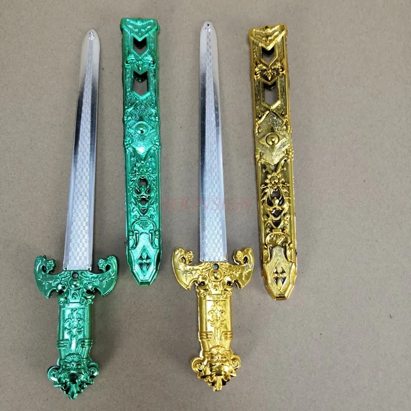 Length 27cm sword for children Plastic Swords for child Toy Swords Performance Props Swords Belted Swords Princes Swords Toy 3