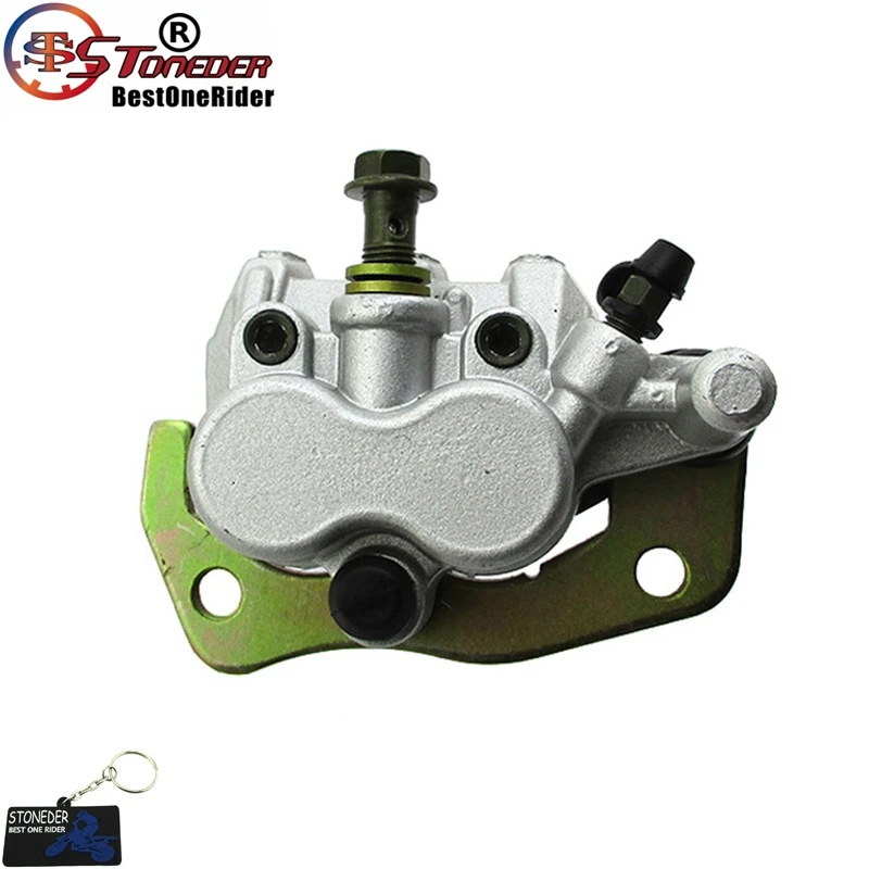 Левый передний тормозной суппорт STONEDER с колодками для Kazuma Dingo Falcon 110cc 150cc 250cc ATV