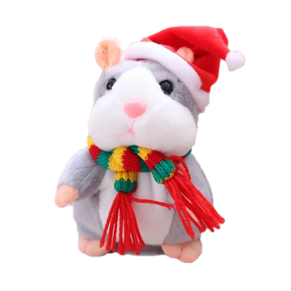 Дерзкий хомяк на день рождения Рождество подарок для малышей говорящая мышь игрушка для домашних животных милый говорящий хомяк говорящая игрушка хомяк