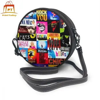 

Painting Shoulder Bag Painting Leather Bag High quality Multi Function Women Bags Slim Woman Round Purse