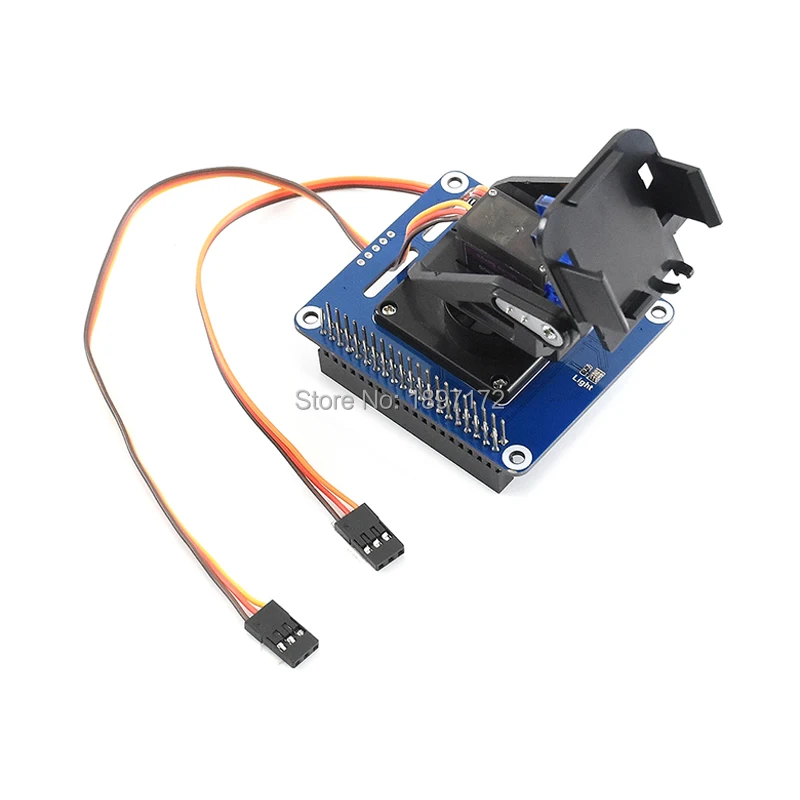 Raspberry pi-Sombrero pan-tilt, detección de intensidad de luz, interfaz i2c, 2-dof