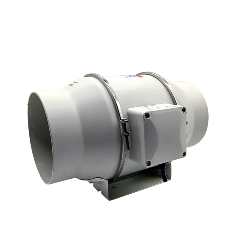 4"6"8" 220V Exhaust Fan Home Silent Inline Pipe Duct Fan Bathroom Extractor Ventilation Kitchen Toilet Wall Air Clean Ventilato