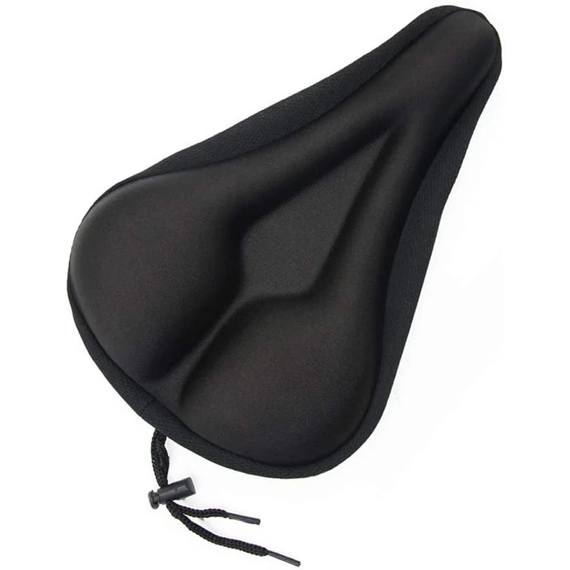 

Extra Soft Gel Bike Seat Cover Comfortable Silica & Foam Padded Bike Saddle Cushion for Mountain Road Exercise Bike with