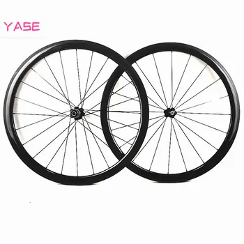 

38x25mm clincher Powerway R13 ceramics Bearings carbon road wheels road wheelset rodas carbono 700c