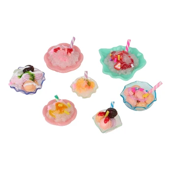 

1/12 Miniature Dollhouse Smoothie Macaron Dessert Model for BJD Blyth Doll Food Pretend Play Mini Kitchen Furniture Toy