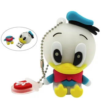 

TEXT ME Cartoon 64GB cute Duck USB Flash Drive 4GB 8GB 16GB 32GB Pendrive USB 2.0 Usb stick