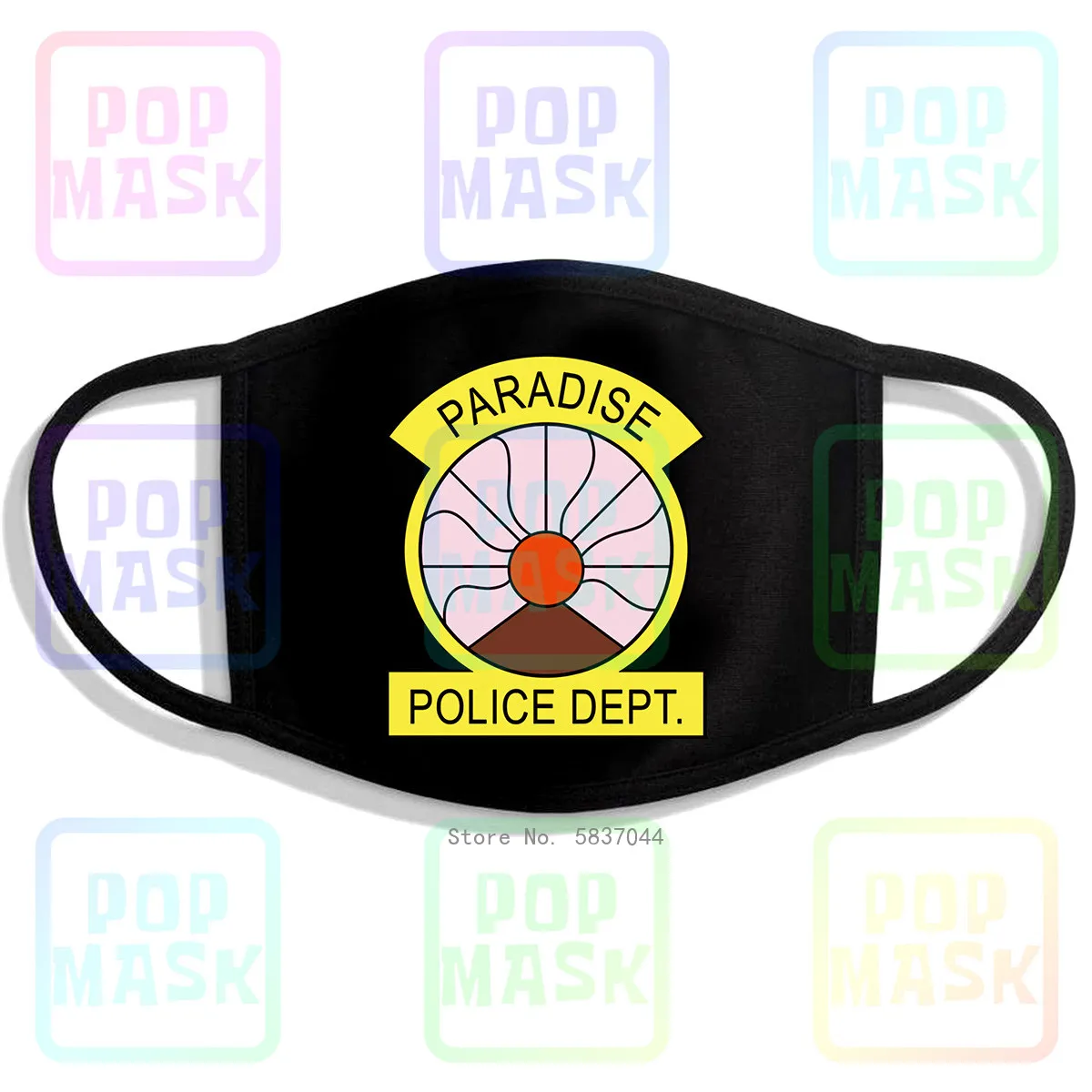 Paradise Pd неофициального полицейского отдела значок ТВ взрослых печать моющаяся