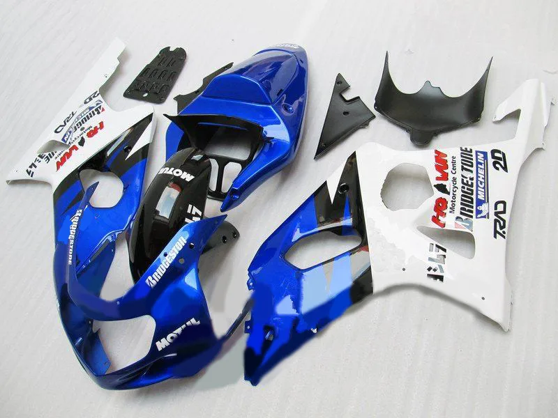 Комплект обтекателей для мотоцикла GSXR1000 K2 00 01 02 GSXR 1000 2000 2001 2002 ABS холодный белый