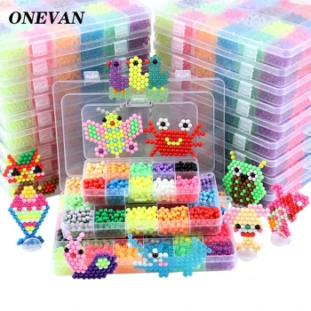 

11000pcs Colorful Magic Puzzle Beads DIY Magic Beads Animal Molds Hand Making 3D Puzzle Kids Educational Beads Toys for Children
