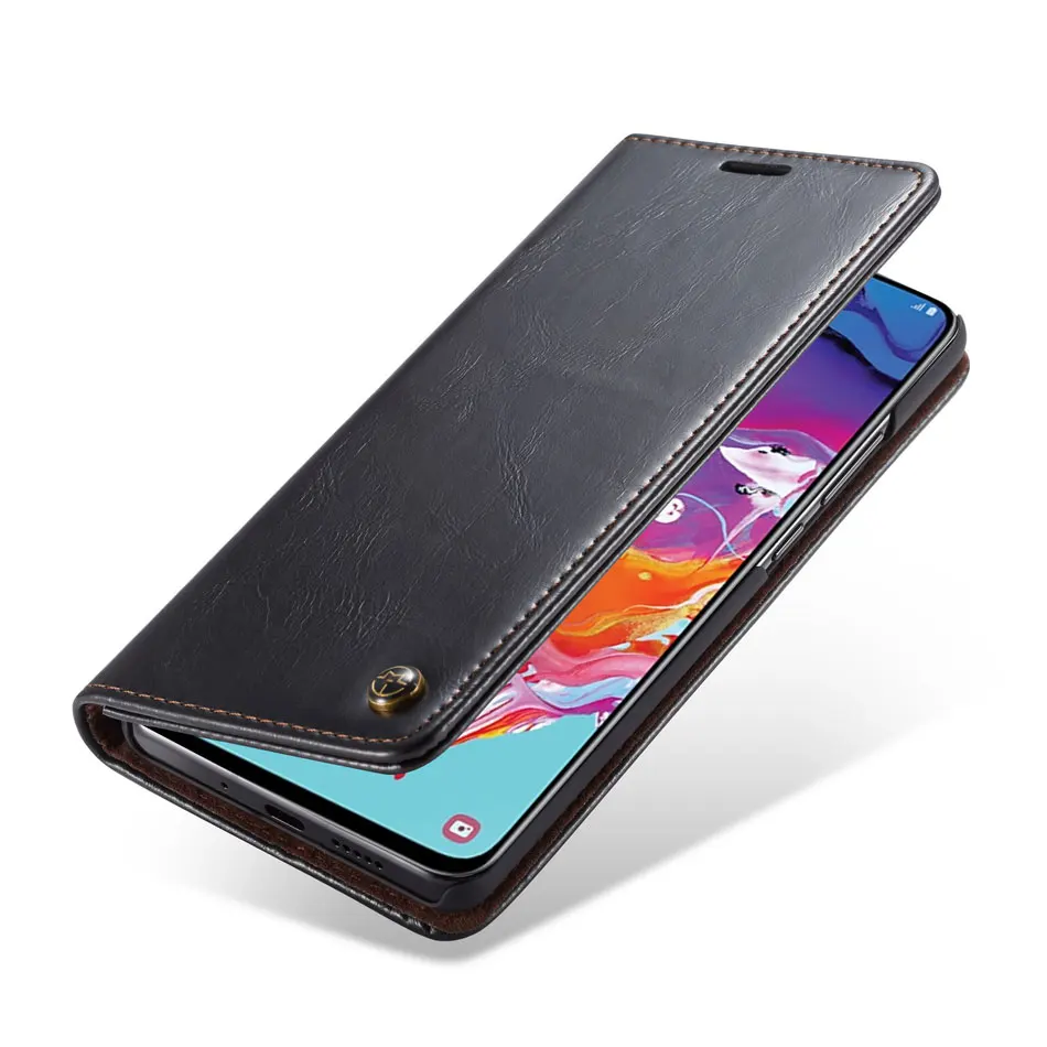 Чехол для samsung Galaxy A70 Магнитный кожаный чехол для samsung Galaxy A2E чехол Galaxy S10 S9 S8 Note 9 кожаный защитный чехол