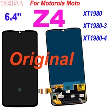 Ensemble écran tactile LCD, 6.4 pouces, pour Motorola Moto Z4 XT1980, Original=