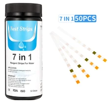 3/4/5/6/7 In 1 Drinkwater Test Strip Ph Broom Nitraat Water Kwaliteit Test Voor aquarium Aquarium Pool Water Test Strip