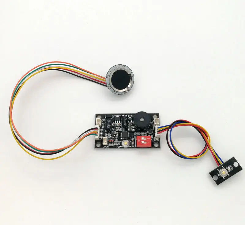 

K200+R502 Fingerprint Module and Control Board Ultra Low Power Battery Powered Output Signal Optional