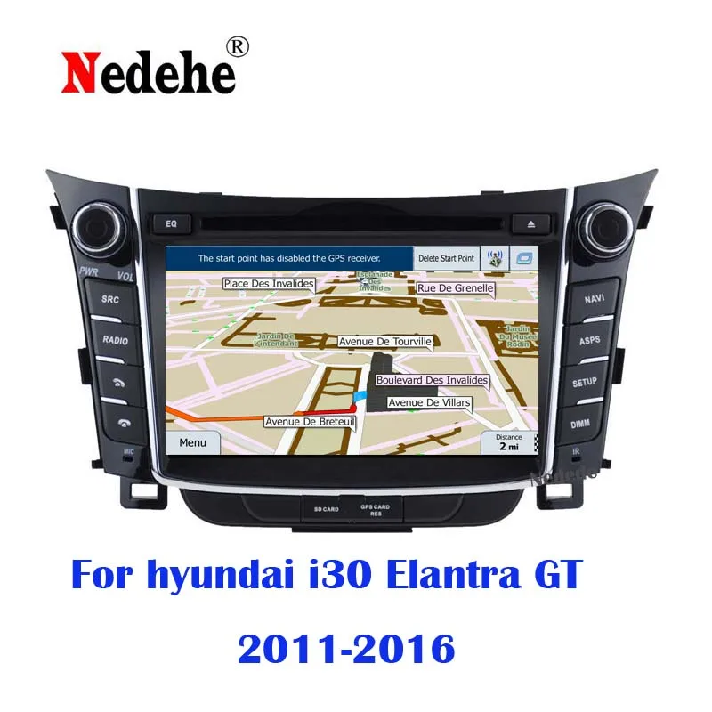 2 DIN Android 9 автомобильный dvd-плеер gps навигация головное устройство для hyundai I30 Elantra GT 2012+ мультимедийный плеер радио магнитофон