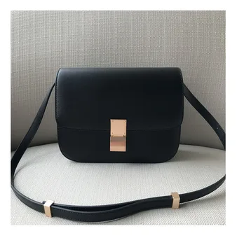

Retro Women Shoulder Bag Hand Rub Cow Leather Small Square Bag Tofu Bag Stewardess Bag Crossbody Handbags