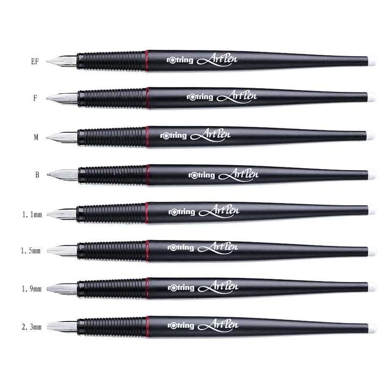 rotring 万年筆　デザインペン・アートペン 4本セット rotring 万年筆 デザインペン・アートペン 4本セット