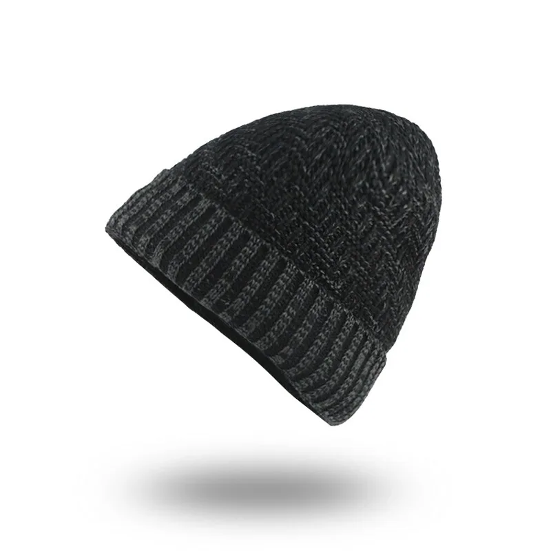 Женские шляпы для зимы, одноцветная зимняя шапка, теплая шапка, уличная мягкая шапка, безрукавка, шапочка, шляпа рыбака, осенняя вязаная шапка
