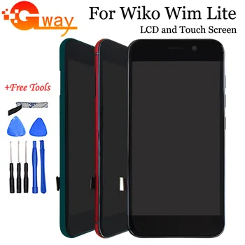 

FSTGWAY 100% Tested For Wiko Wim Lite LCD + Touch Screen Digitizer Assembly with Frame Free Fast Shipping+Tools