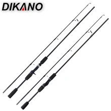 DIKANO Fishing Rods  1.6/1.8/2.1M Ultralight Baitcasting Casting Rod Spinning Lure Rod Winter Summer Fishing Gear
