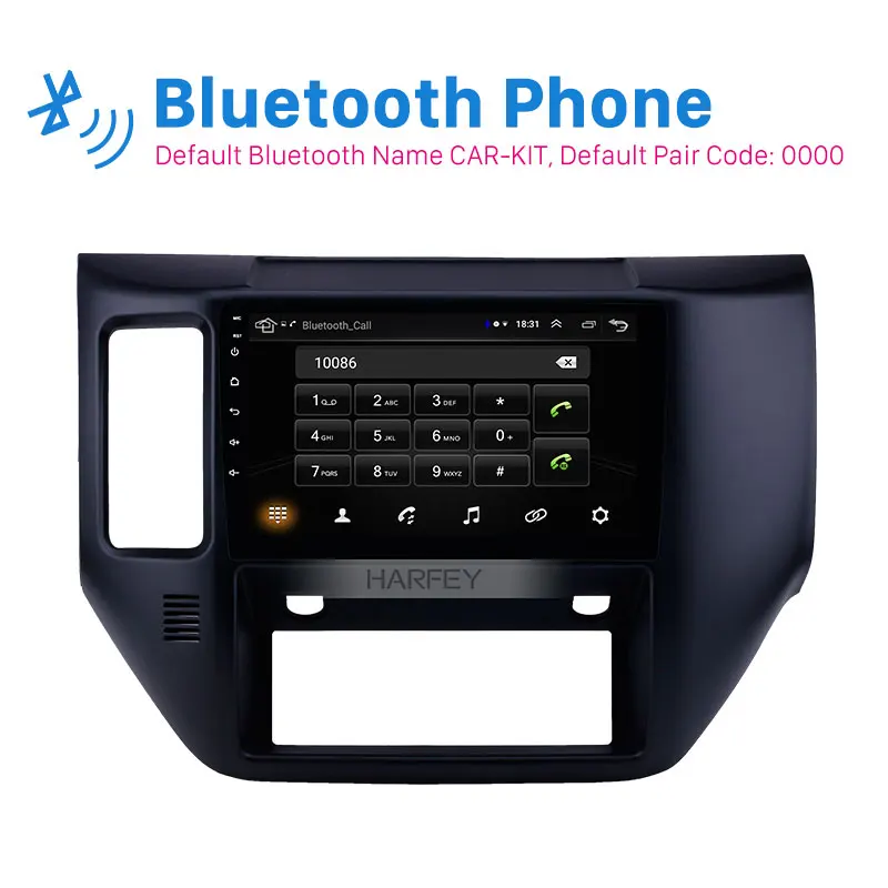 Flash Deal Harfey Android 8.1 9 inch HD Touchscreen GPS car Radio for 2011 2012-2015 Nissan Patrol with Bluetooth WIFI support Carplay SWC 1